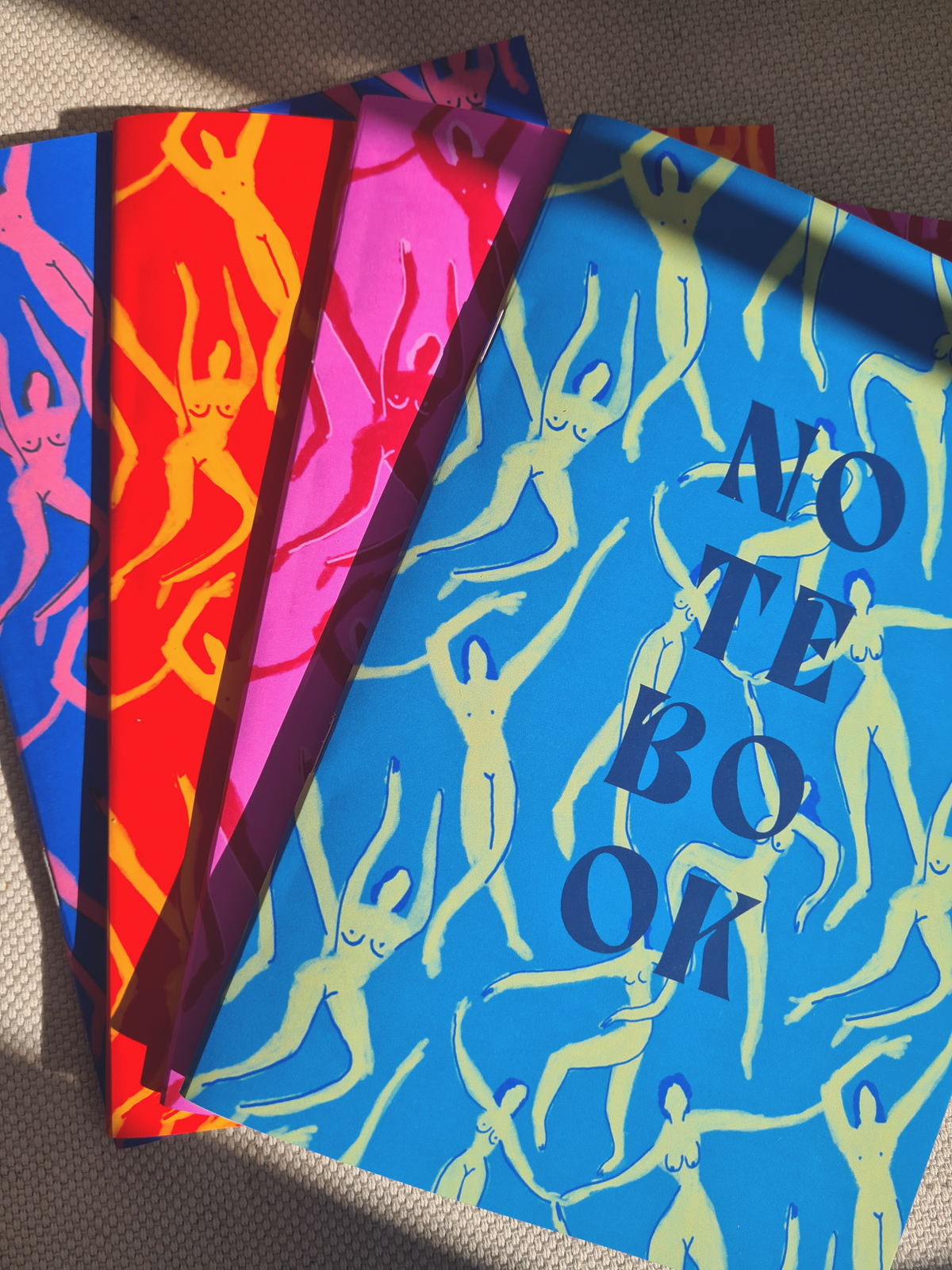 Girl Dance A5 Notebooks Set of 4