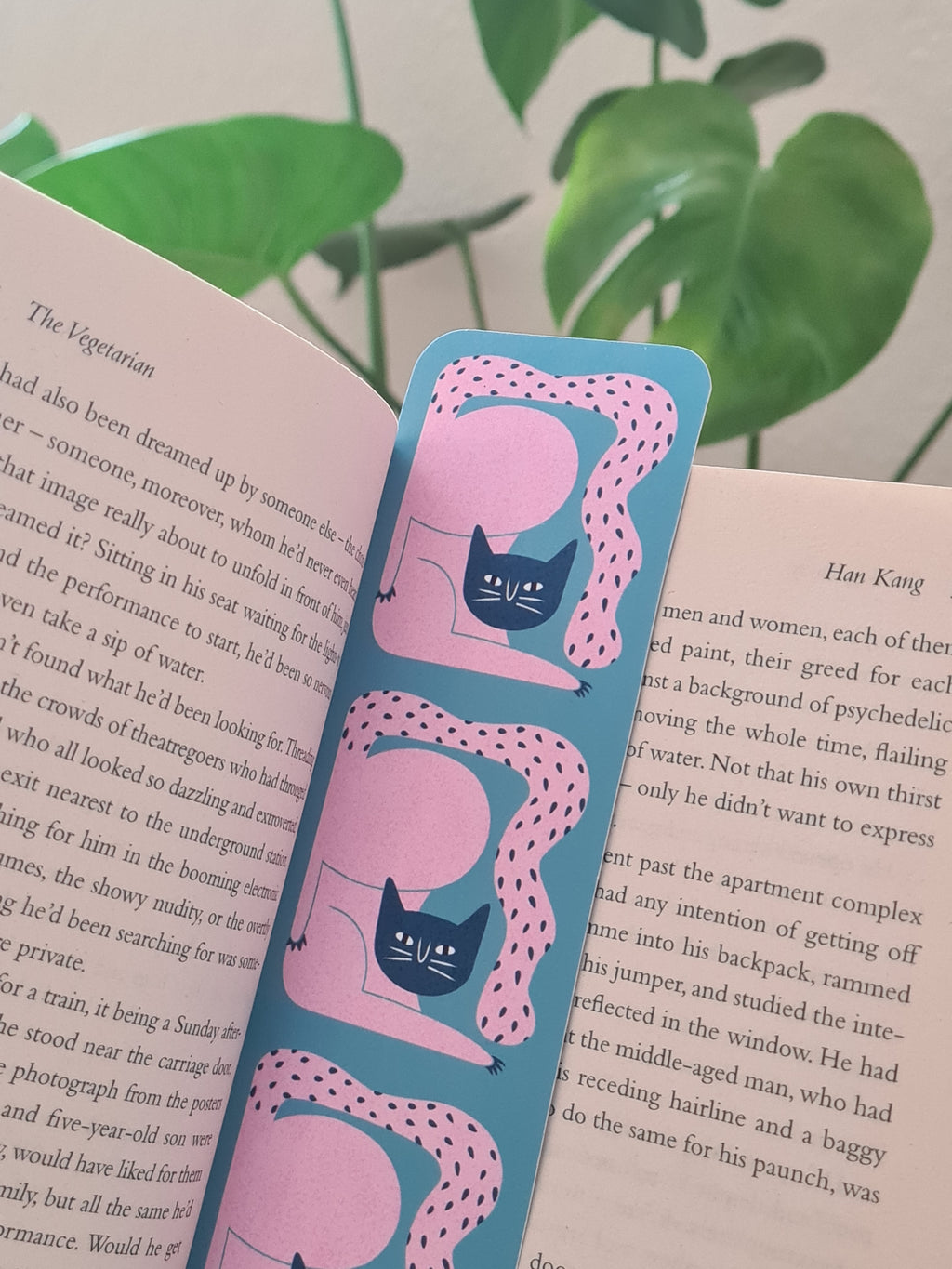 Colourful Cat Bookmarks - Set of 4
