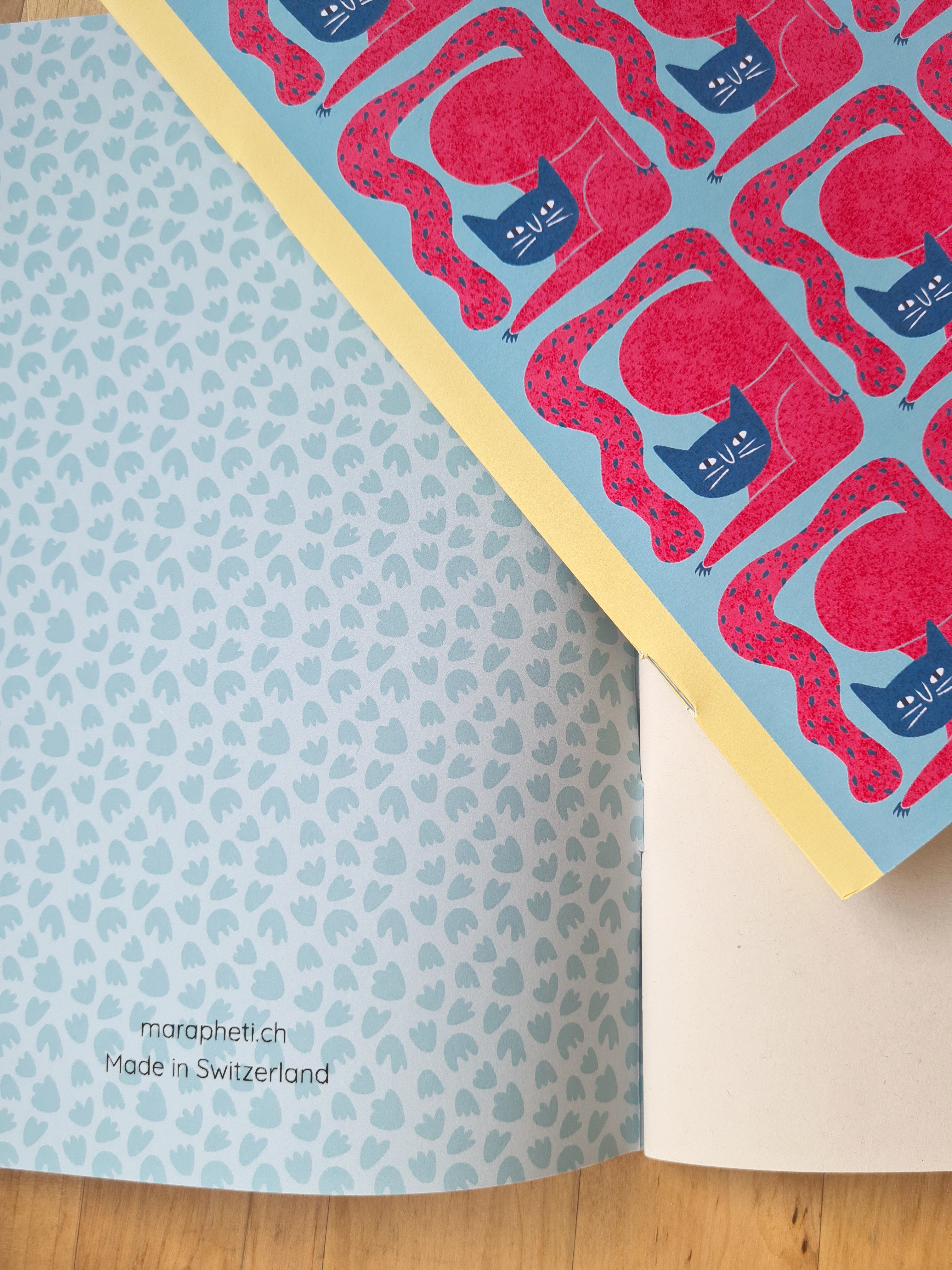 Cat Notebook A5 - Recycled Paper Plain Pages