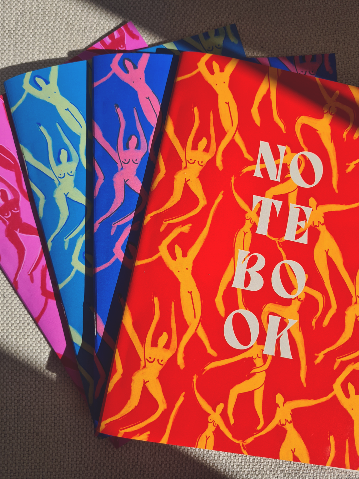 Girl Dance A5 Notebooks Set of 4